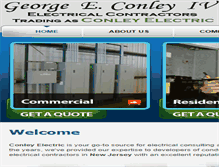 Tablet Screenshot of conleyelectric.com
